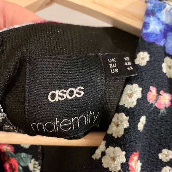 Floral Maternity Dress 14 - great for your shower! - Picture 3 of 5